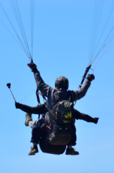 Vuelo en parapente sobre Bariloche, Patagonia argentina