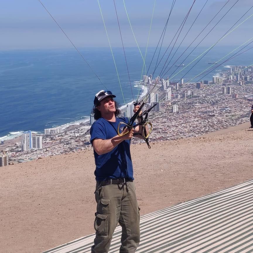 Fernando Susanno, fundador e instructor de Bariloche Paragliding